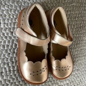 Livie and Luca Rose Gold Mary Janes